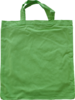 Baumwolltasche 39x41cm in grün 125g/m² mit kurzem Henkel