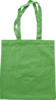 Baumwolltasche 39x41cm in grün 125g/m² mit langem Henkel